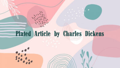 Plated Article by Charles Dickens