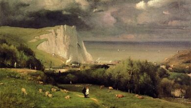 George Inness, Etretat, Normandy, France, 1875