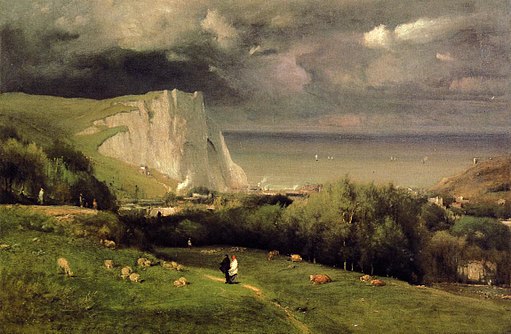 George Inness, Etretat, Normandy, France, 1875