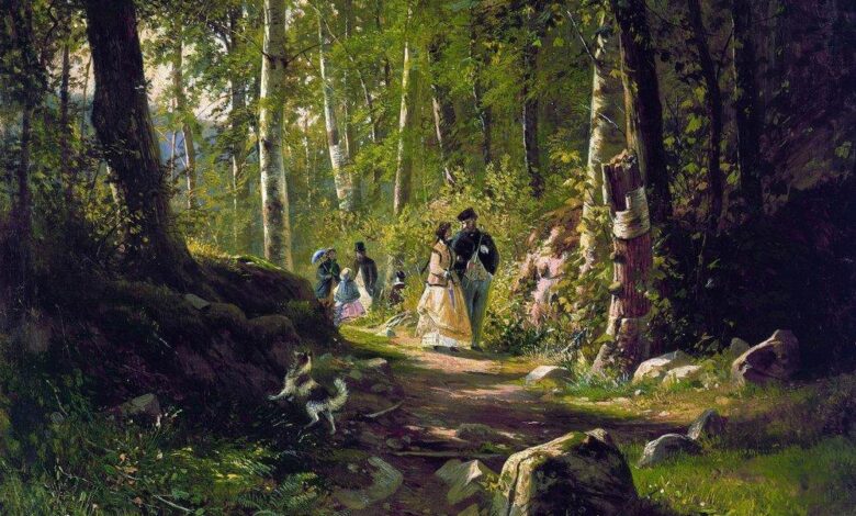 Ivan Shishkin, A Walk in the Forest, 1869