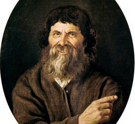 Nikolay Argunov, Laughing Old Man, 1788