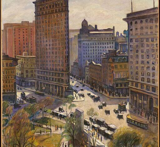 Samuel Halpert, The Flatiron Building, New York, 1919