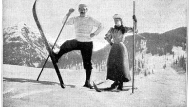 Sir Arthur Conan Doyle in Davos, 1894