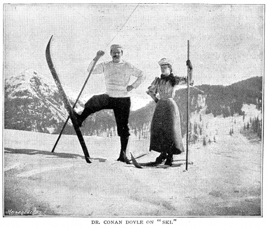 Sir Arthur Conan Doyle in Davos, 1894