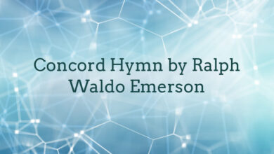 Concord Hymn by Ralph Waldo Emerson