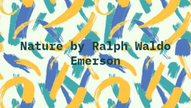 Nature by Ralph Waldo Emerson