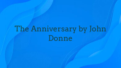 The Anniversary by John Donne