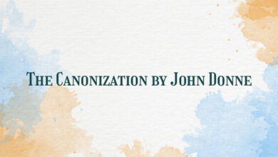 The Canonization by John Donne