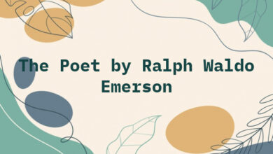 The Poet by Ralph Waldo Emerson