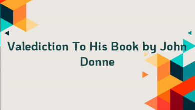 Valediction To His Book by John Donne