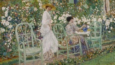 Frederick Carl Frieseke, Lilies, 1911