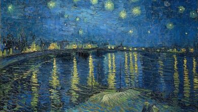 Vincent van Gogh, Starry night over the Rhone, 1888