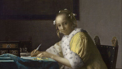 Johannes Vermeer, A Lady Writing, 1665