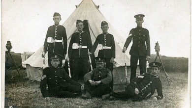 Fred C. Palmer, Royal Fusiliers portrait near Herne Bay, 1914-1918