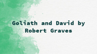 Goliath and David by Robert Graves