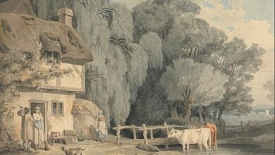 Francis Wheatley, Country cottage scene, 1795