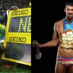 Two legendary Olypians: Usain Bolt and Michael Phelps