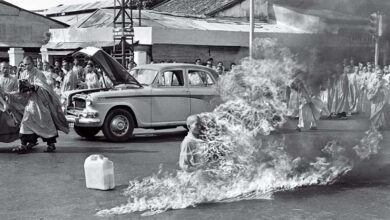 The burning monk, 1963