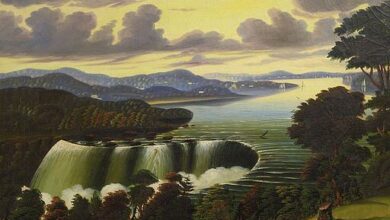 Thomas Chambers, Niagara Falls from Goat Island, 1860