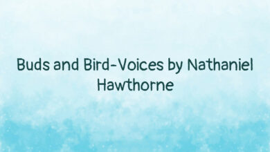 Buds and Bird-Voices by Nathaniel Hawthorne