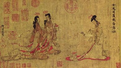 Gu Kaizhi, Admonitions of the Palace Ladies, Tang Dynasty, 380 ACE