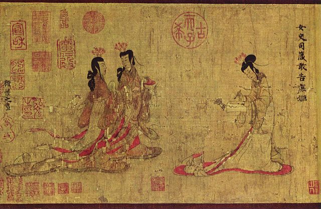 Gu Kaizhi, Admonitions of the Palace Ladies, Tang Dynasty, 380 ACE