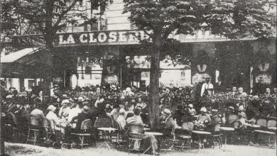 La Closerie des Lilas, Boulevard Montparnasse, 1909