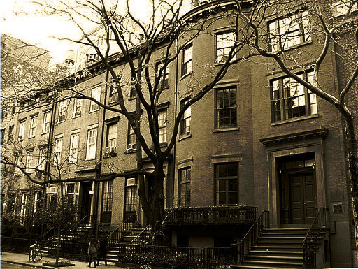 West 16th Street, Flatiron District Greek revival houses circa 1846