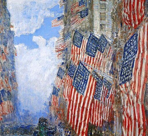 Childe Hassam, Grand Old Flag, 1916