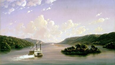 Ferdinand Richardt, View on the Mississippi, 1858