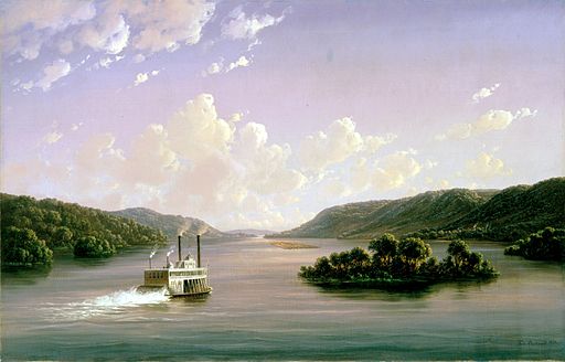 Ferdinand Richardt, View on the Mississippi, 1858