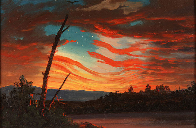 Frederic Edwin Church, Our Banner in the Sky, 1860