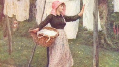 Helen Allingham, Drying Clothes