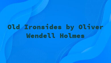 Old Ironsides by Oliver Wendell Holmes