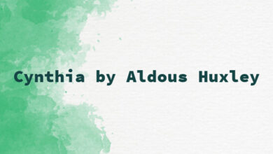 Cynthia by Aldous Huxley