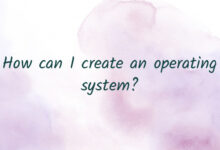 How can I create an operating system?