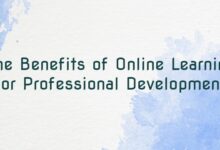 The Benefits of Online Learning for Professional Development