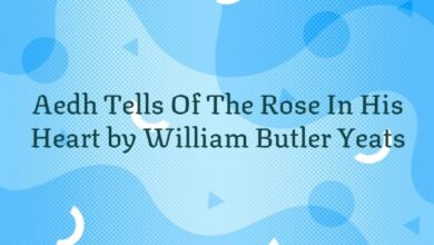 Aedh Tells Of The Rose In His Heart by William Butler Yeats